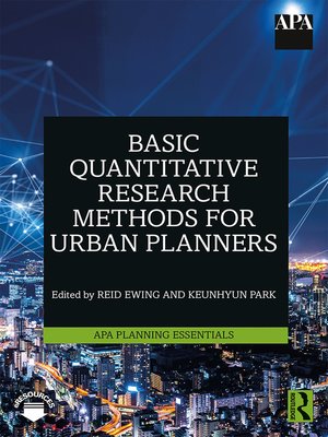 cover image of Basic Quantitative Research Methods for Urban Planners